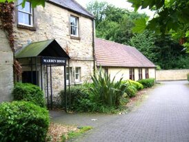 Front of Marden House and Mill Race